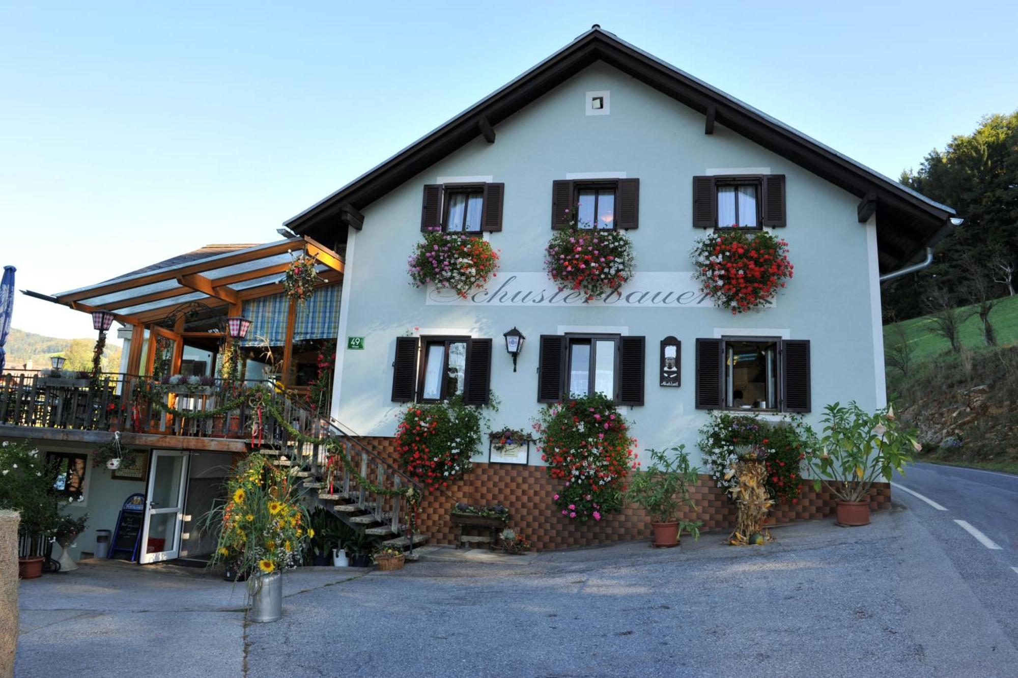 Gasthaus - Gaestehaus Schusterbauer Rein Bagian luar foto